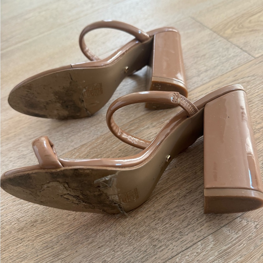 RAYE Tan Strappy Heels - Picture 5 of 5